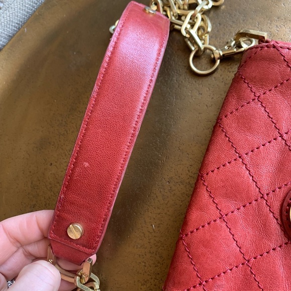 ❗️ SOLD ❗️TORY BURCH Red Quilted Mini Crossbody - Picture 7 of 7